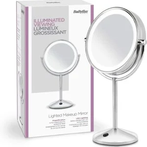Autre point de vue sur BaByliss 9436E LED Makeup Spiegel im Chrom-Design
